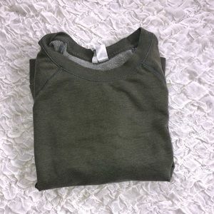 Green Crew Neck